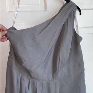 David’s bridal grey/slate bridesmaid dress